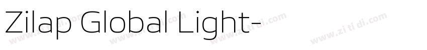 Zilap Global Light字体转换 Zilap Global Light字体转换